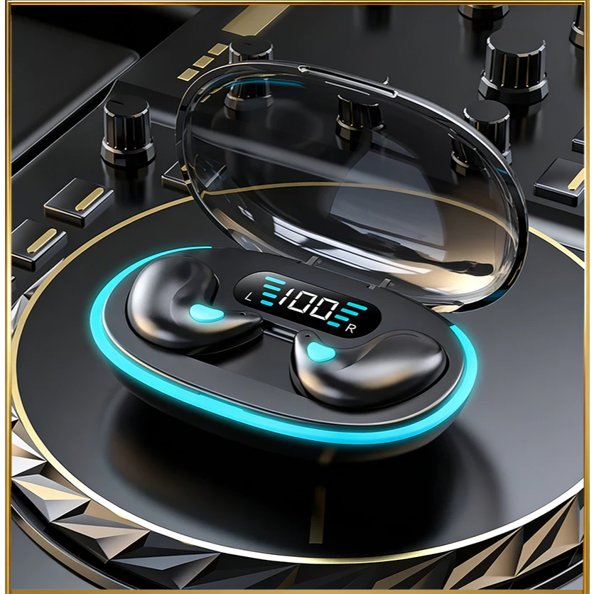 X55 TWS Bluetooth 5.3 Earphone LED Display Suara Jernih Noise Reduction HIFI Earbud Olahraga COD