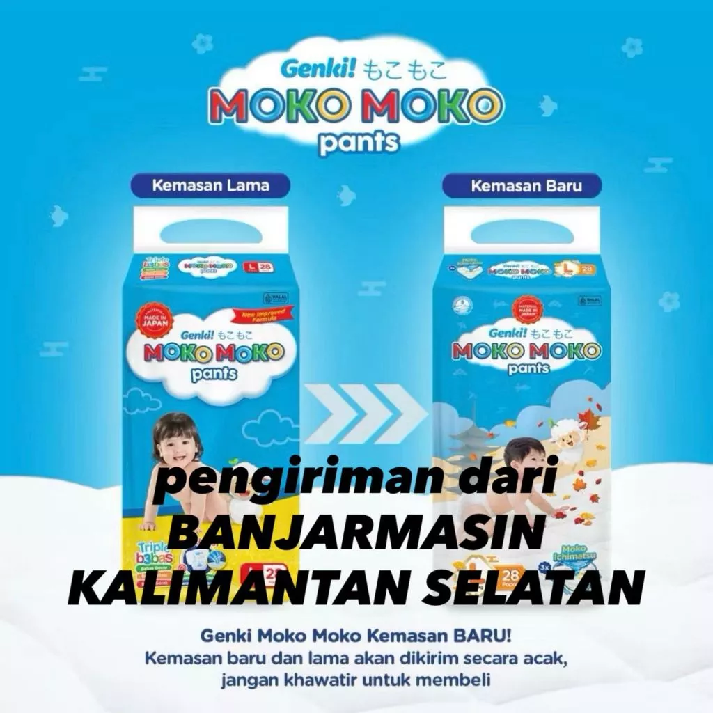 Genki moko moko pants NBS M32 L28 XL26 (BANJARMASIN)