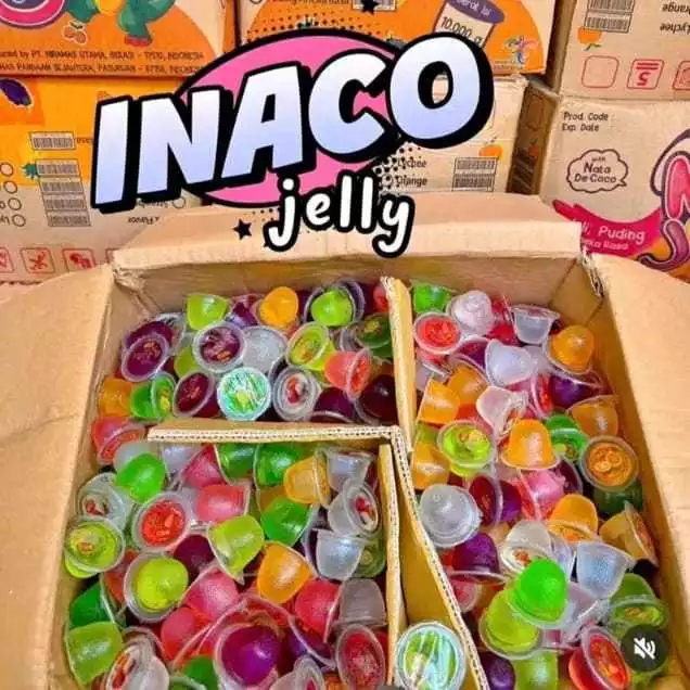 Termurah Jeli INACO Curah 1Kg isi 66Pcs Halal di Banjarmasin