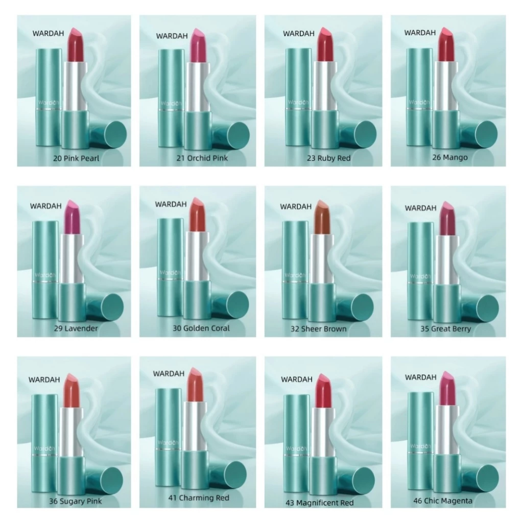 Lipstik Wardah Exclusive Moist - Tekstur Lembut, Warna Intens, Melembabkan Bibir