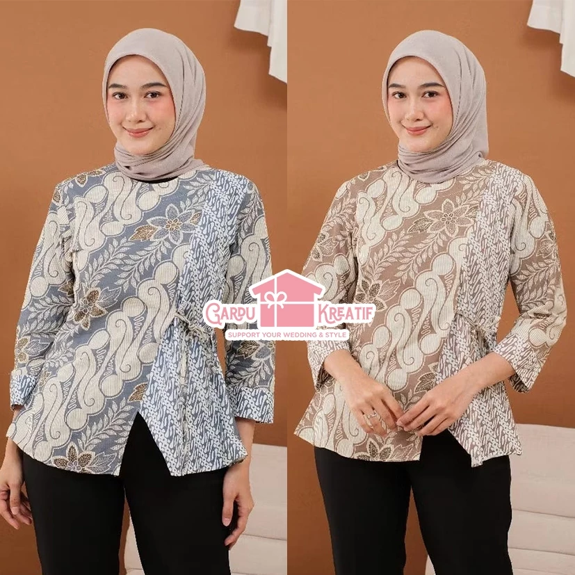 BATIK WANITA / BATIK KANTOR / BATIK KULIAH / BAJU BATIK WANITA KANTOR / BATIK KONDANGAN / BAJU BATIK KERJA / BATIK KERJA / BAJU BATIK KULIAH / Baju Batik Banjarbaru