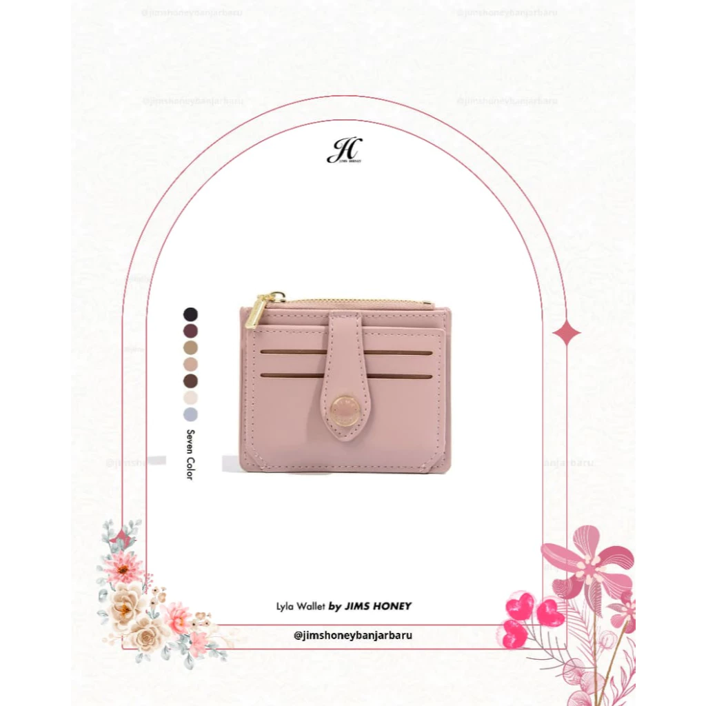 LYLA WALLET DOMPET KARTU LIPAT JIMSHONEY BANJARBARU (BISA COD)