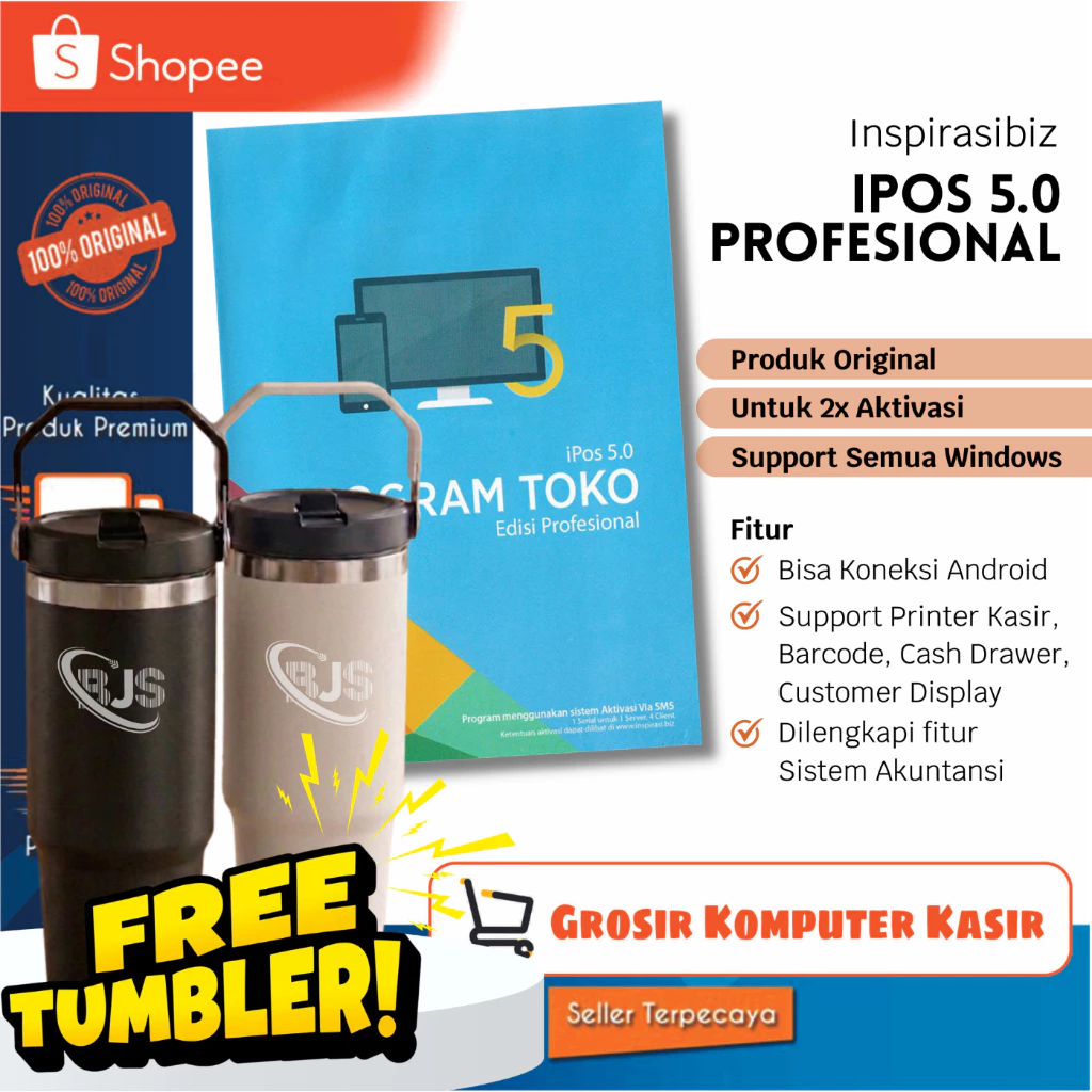 10. Program Kasir Toko IPOS 5 Profesional