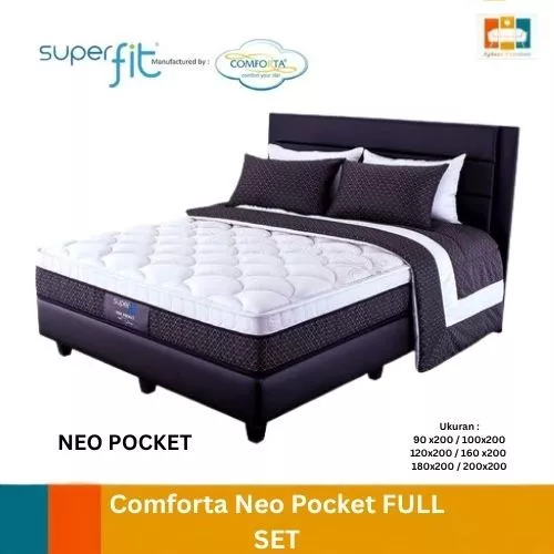 SUPERFIT By Comforta Springbed Neo Pocket Matrass Only / Fullset