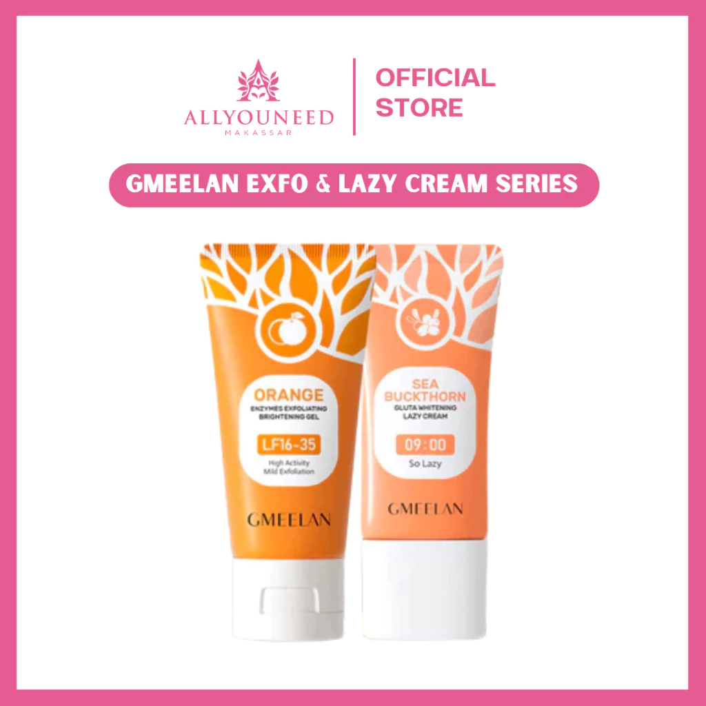 GMEELAN Exfoliating Gel & Lazy Whitening Cream Series