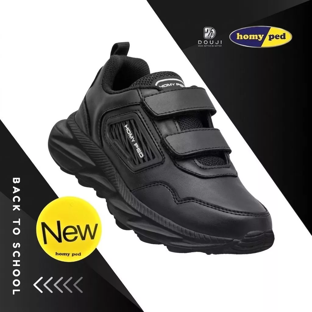 Homyped Chio 02 sepatu sekolah anak laki laki sd original branded