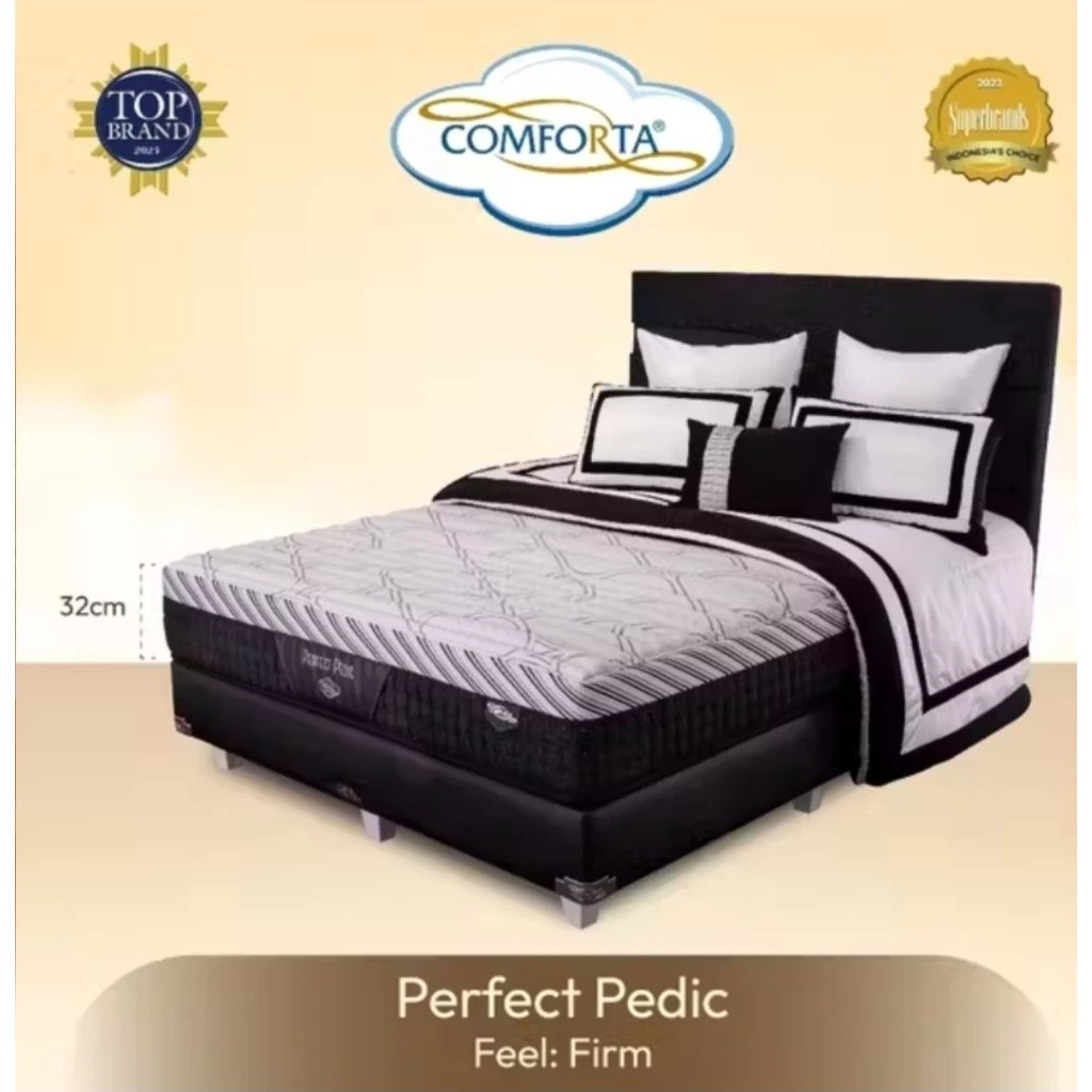 [COMFORTA_BANJARMASIN]PROMO SET COMFORTA PERFECT PEDIC FULLSET(TEBAL 32CM)