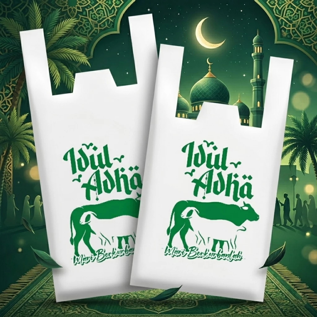 (Isi 100pcs) 24 x 40 cm Kantong plastik Qurban – Plastik Kresek Daging Kurban Idul Adha