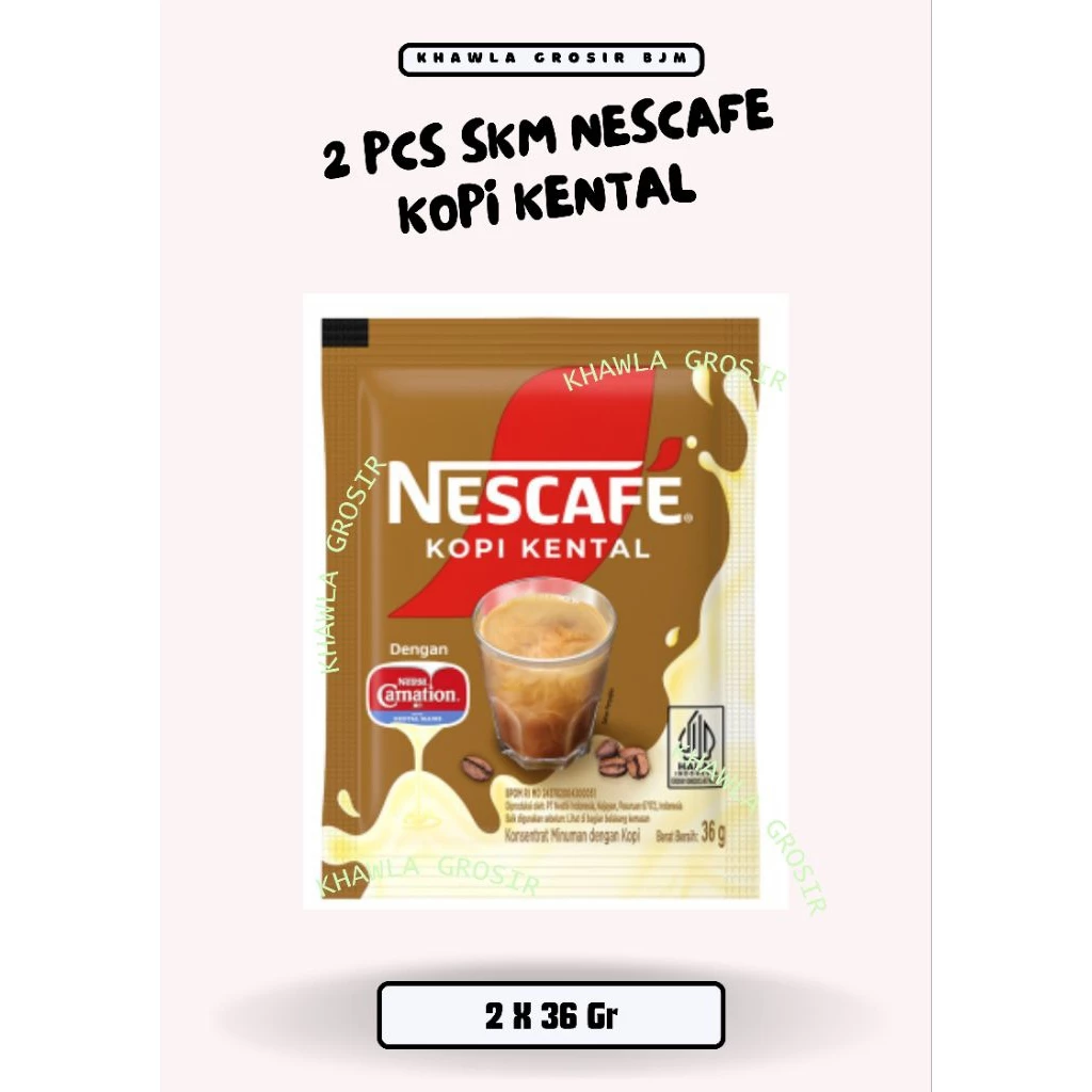 BANJARMASIN - 2 PCS - NESCAFE KOPI KENTAL MANIS - KALOBORASI NESTLE CARNATION