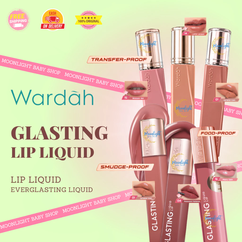 Wardah Glasting Liquid Lip Transferproof 16 Jam