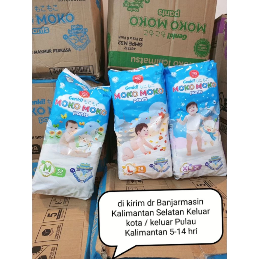 {dikirim dr Banjarmasin Kalimantan} Genk! mokomoko M32-L 28- XL26