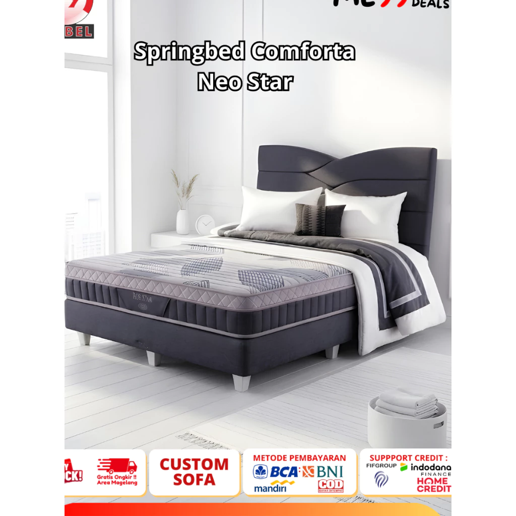 Comforta Neo Star Springbed Mattras Only kasur murah original 100% springbed empuk