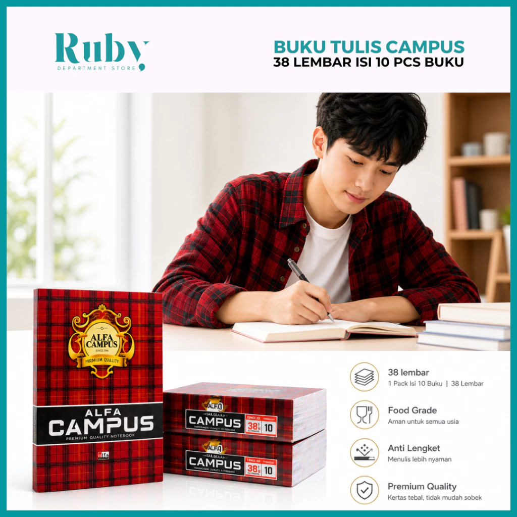 Buku Tulis Campus 38 Lembar / Buku Sekolah Anak