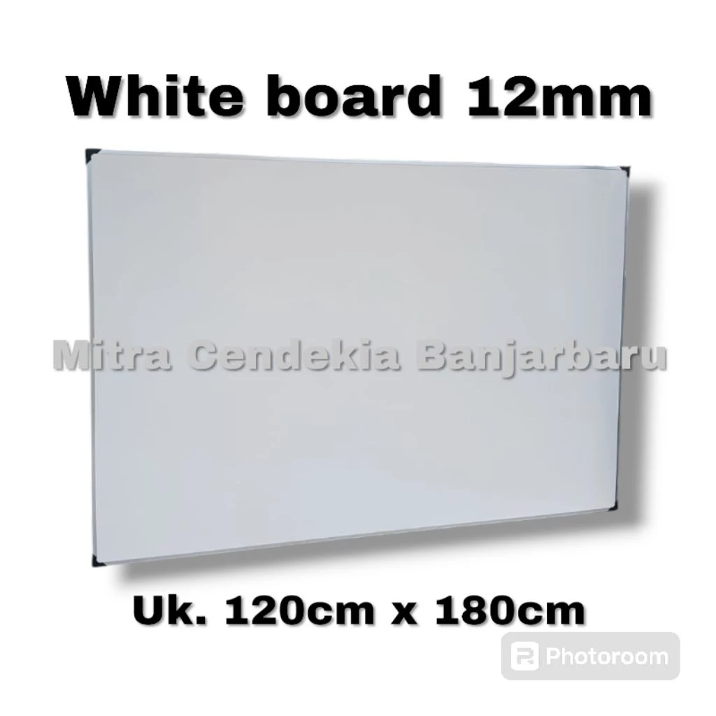 Papan Tulis White board 120cm x 180cm 12mm (free ongkir banjarbaru, martapura kota dan banjarmasin kota)