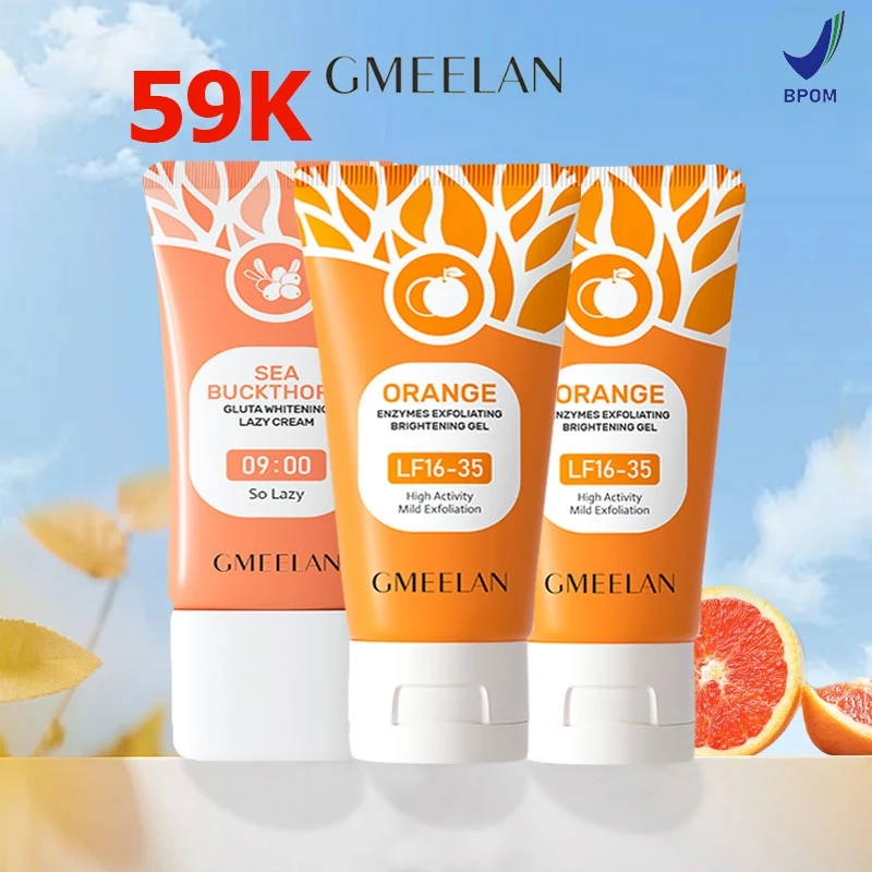 gmeelan Scrub Wajah Peeling Gel Niacinamide Brightening & Smooth Facial Exfoliating Gel Wajah 100g Eksfoliasi Gel Face Scrub