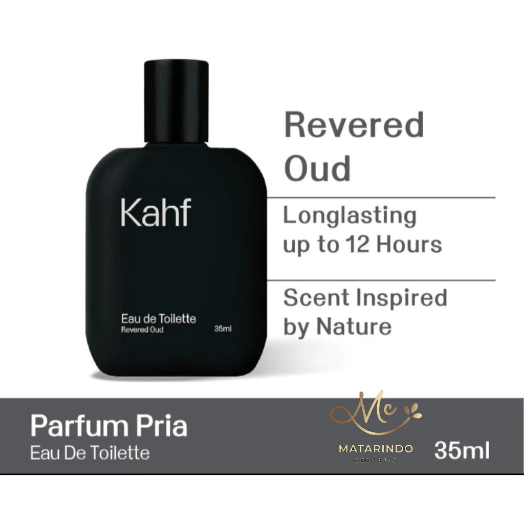 KAHF Parfum Pria Revered Oud Eau de Toilette 35 ML