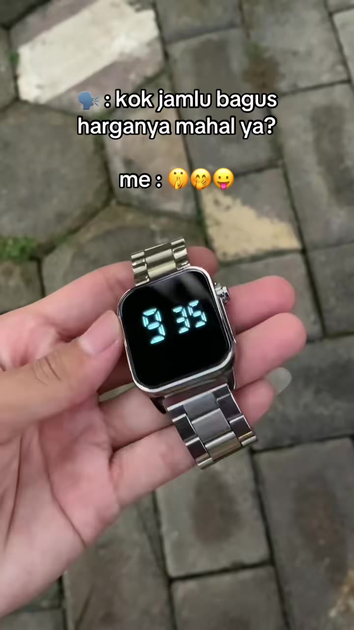 padahal cuma 50rb an🤭😭 #jamtangan #jamtanganled #jamtanganpria #jamtanganwanita #xyzbca