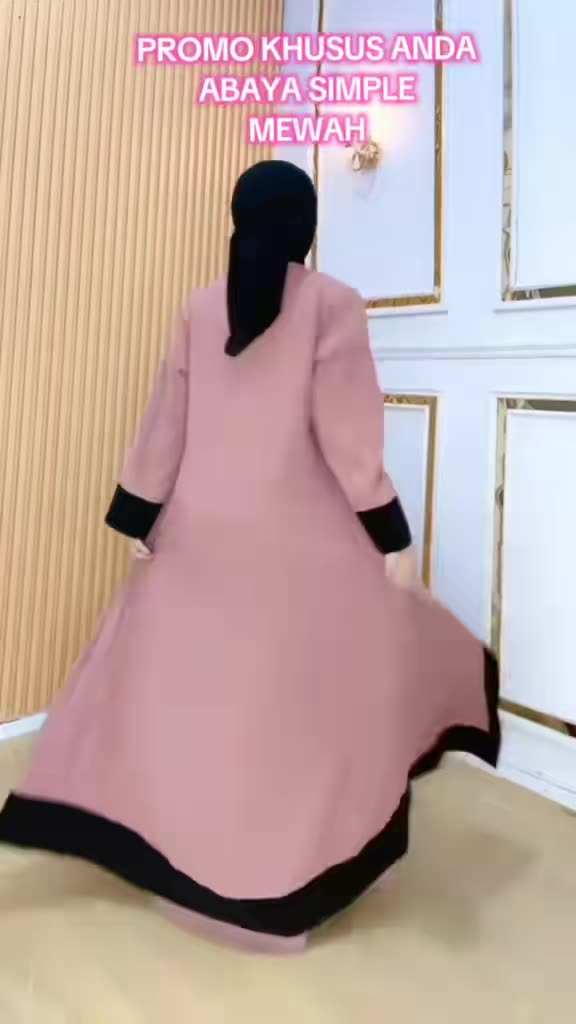 kalau jait dan beli bahan sendiri berapa cobaaa habisnya ☹️☹️ #fyp #abaya #gamislebaran #lebaran2025 #outfitlebaran2025 #belilokal