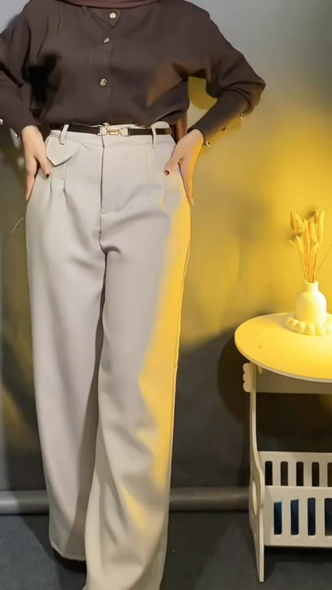 Oro pants celana kulot kerja panjang Highwaist #celanawanita #kulotkerja #oropants #celanakulot #highwaist #RacunShopee #celanamurah