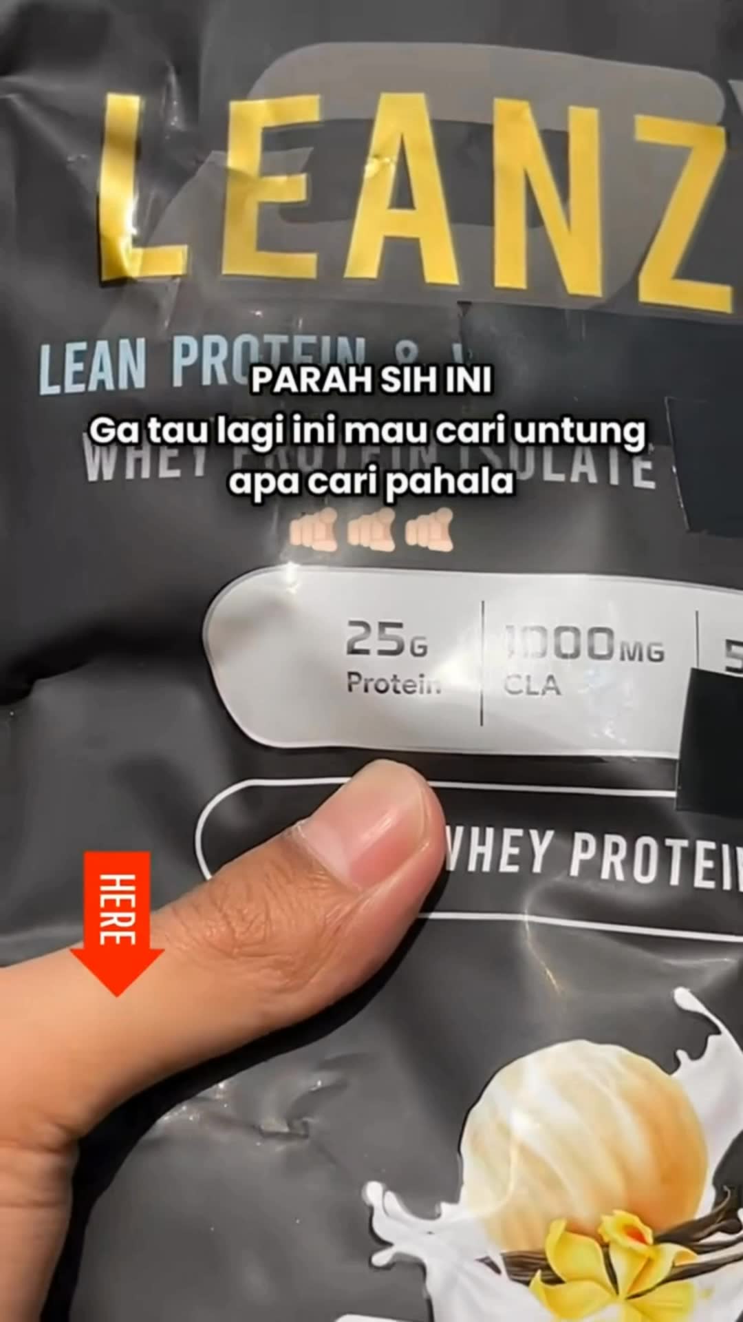 WHEY PROTEIN Tambah fiber, cek out di keranjang Oren #RacunShopee #SpillRacunShopee #ShopeeLook #ShopeeCOD #ShopeeLahap #wheyprotein #diet
