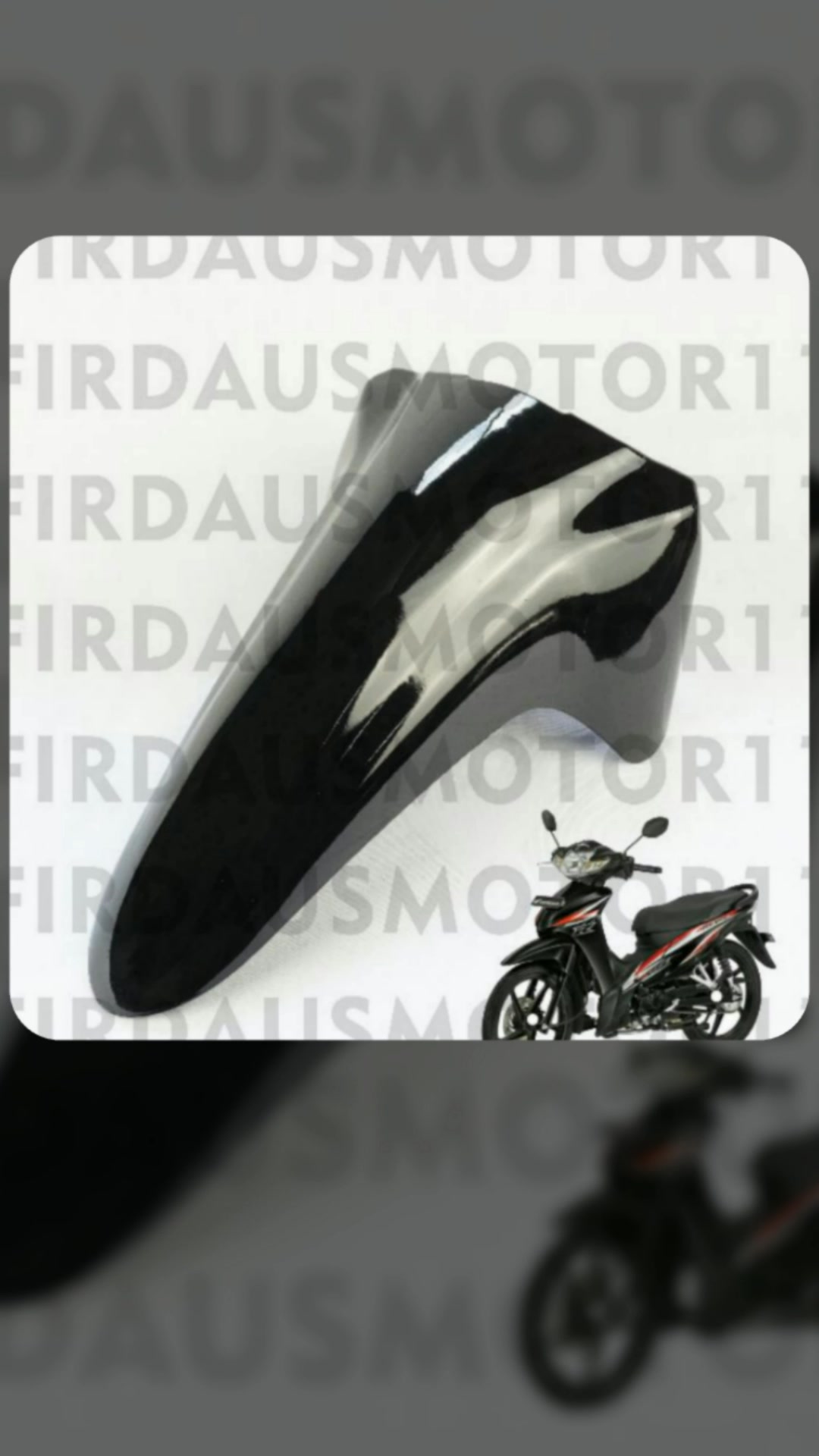 Spakbor Depan Set Hitam untuk Honda Absolute Revo Lama #sparepartmotor #fypツ #SepedaMotor