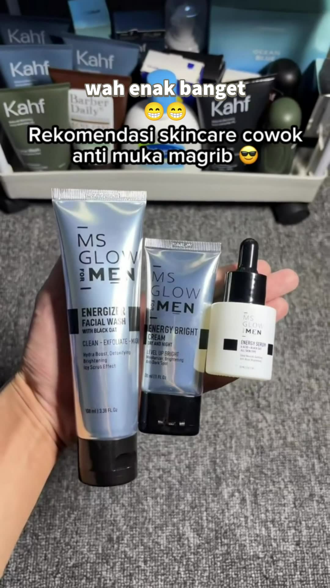 skincare cowok sejuta umat 😂 #msglowformen #skincarecowok #RacunShopeeCheck #RacunShopee #DiskonRacunShopee #SpillBawaBerkah #SpillRacunShopee