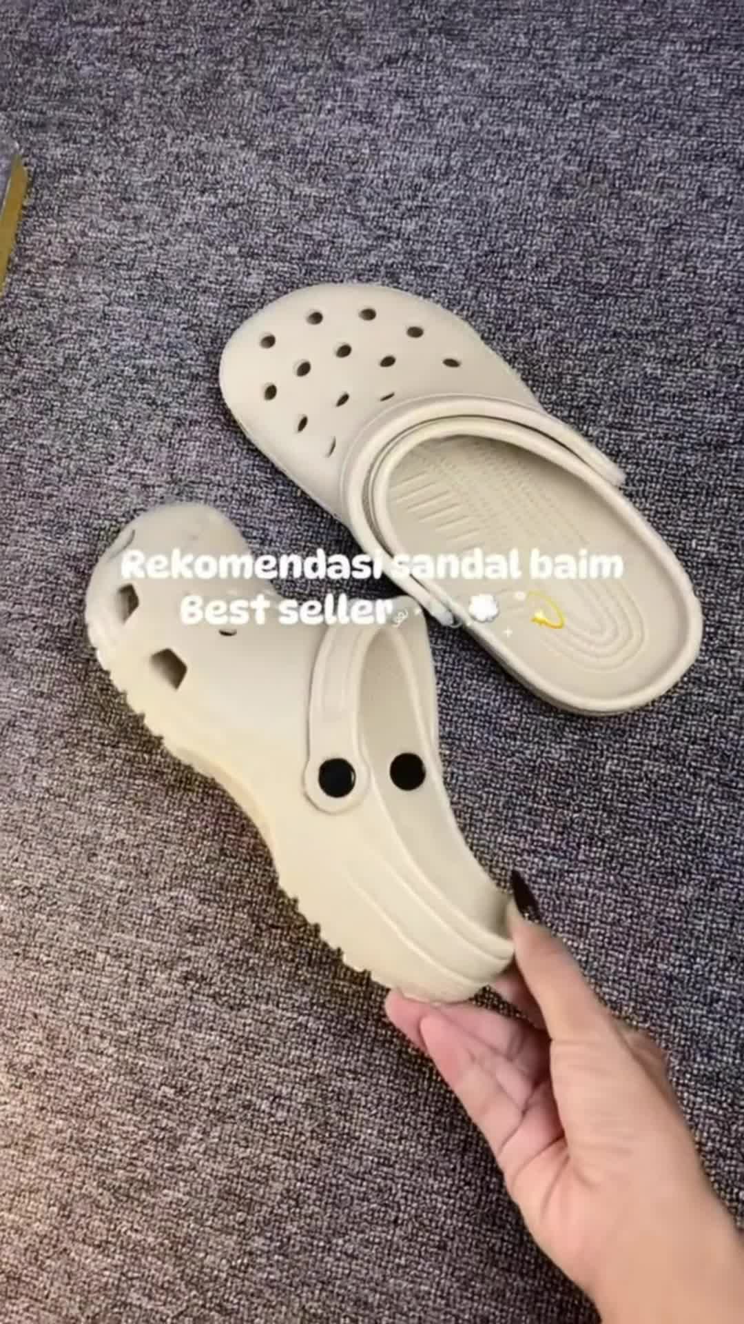 Sandal yang ringan dan empuk #sandalcrocs #sandalmurah #sandalviral #RacunShopee #SpillRacunShopee #ViralDiShopeeVideo #DiskonRacunShopee