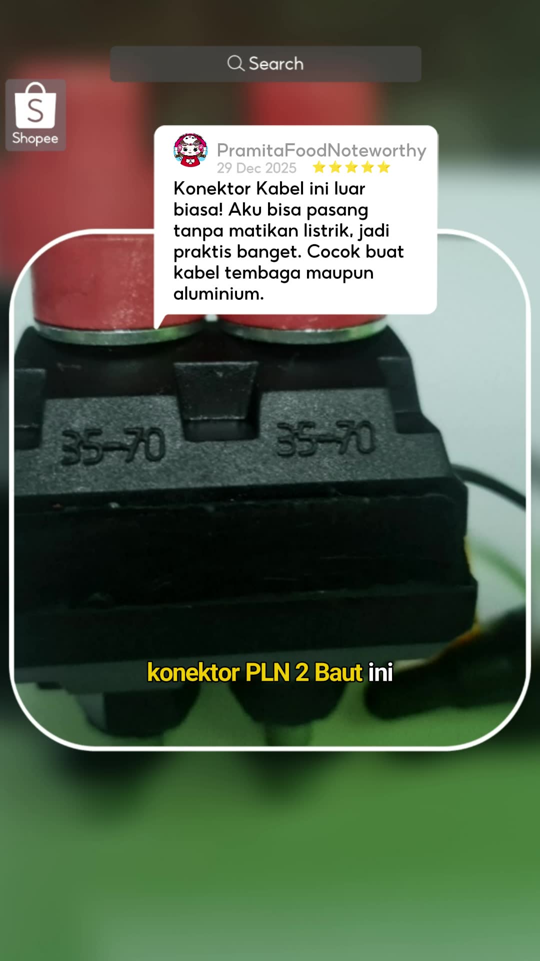 Tap Conector Kabel Twis 2 Baut #RacunShopee #SpillRacunShopee #ViralDiShopeeVideo #GakNyeselBeliIni #GratisOngkirRP0 #Diskon40RB #PejuangRupiah