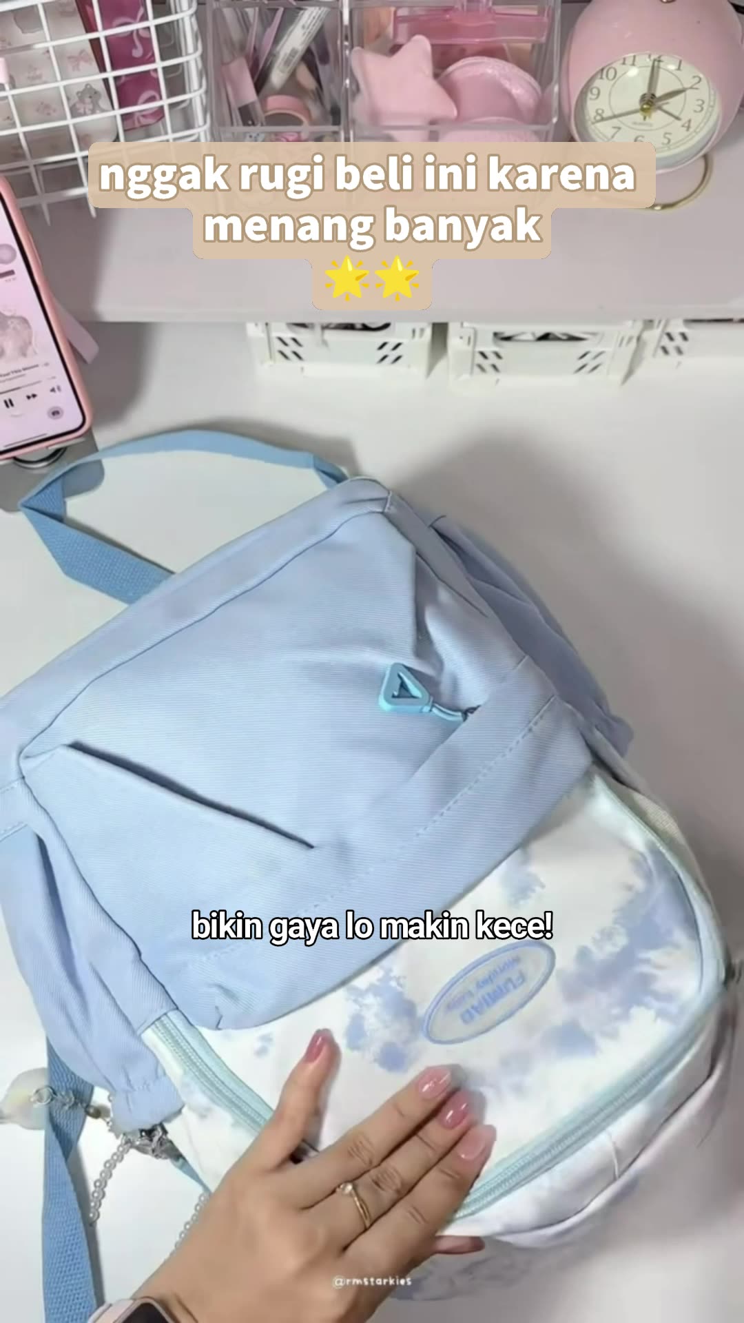 Tas ransel ahan air #tasranselmurah #tasmurah #tasranseljepang #tasranselsekolah #RacunShopee #SpillRacunShopee #DiskonRacunShopee #shopeevideo