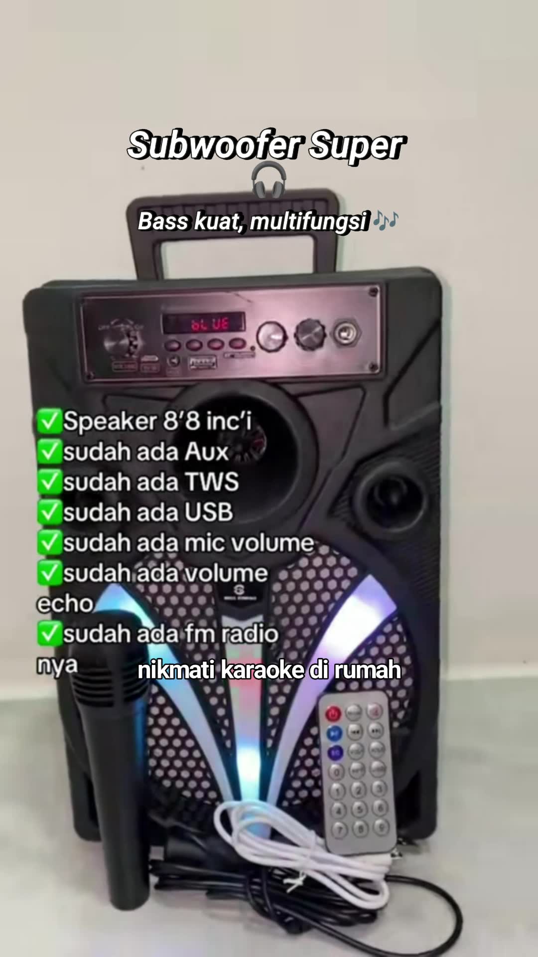 speaker karaoke portabel km 7801 #speakerkaraoke #speakerportable #speakerkarokokemurah #racunshopee #RacunShopeeCheck