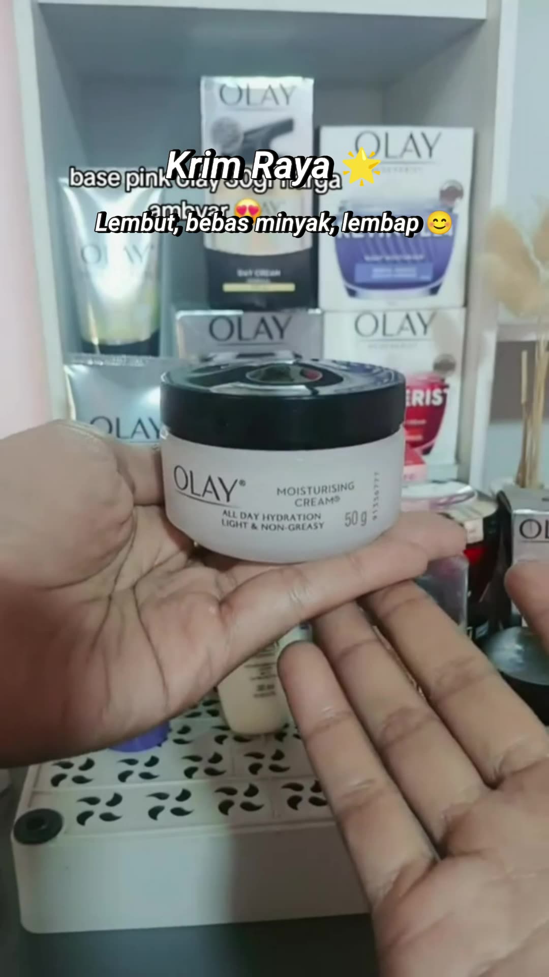 Olay moisturizing cream #olay #olaymoisturizer #RacunShopee #SpillRacunShopee #SpillBawaBerkah #ViralDiShopeeVideo #DiskonRacunShopee