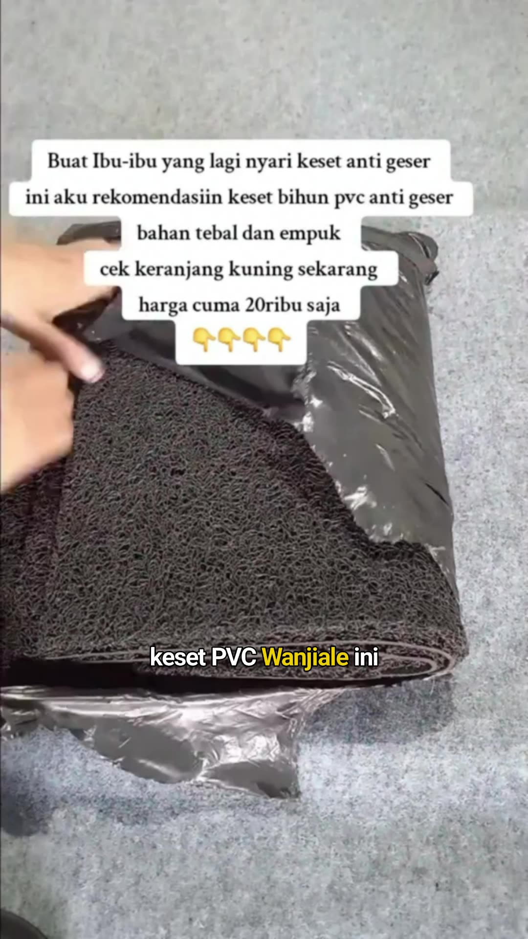 keset mie PVC #kesetmie #kesetpvc