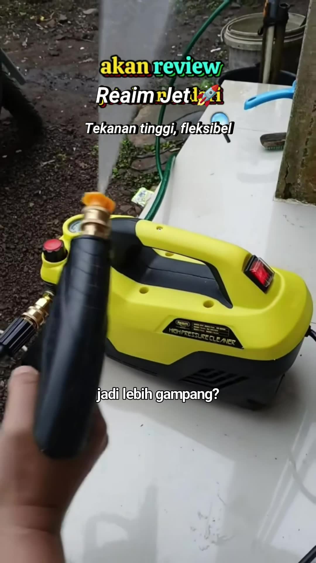 Alat cuci mobil #alatcucimobil #alatcucimobilviral #RacunShopee #shopeevideo #reaimjetcleaner