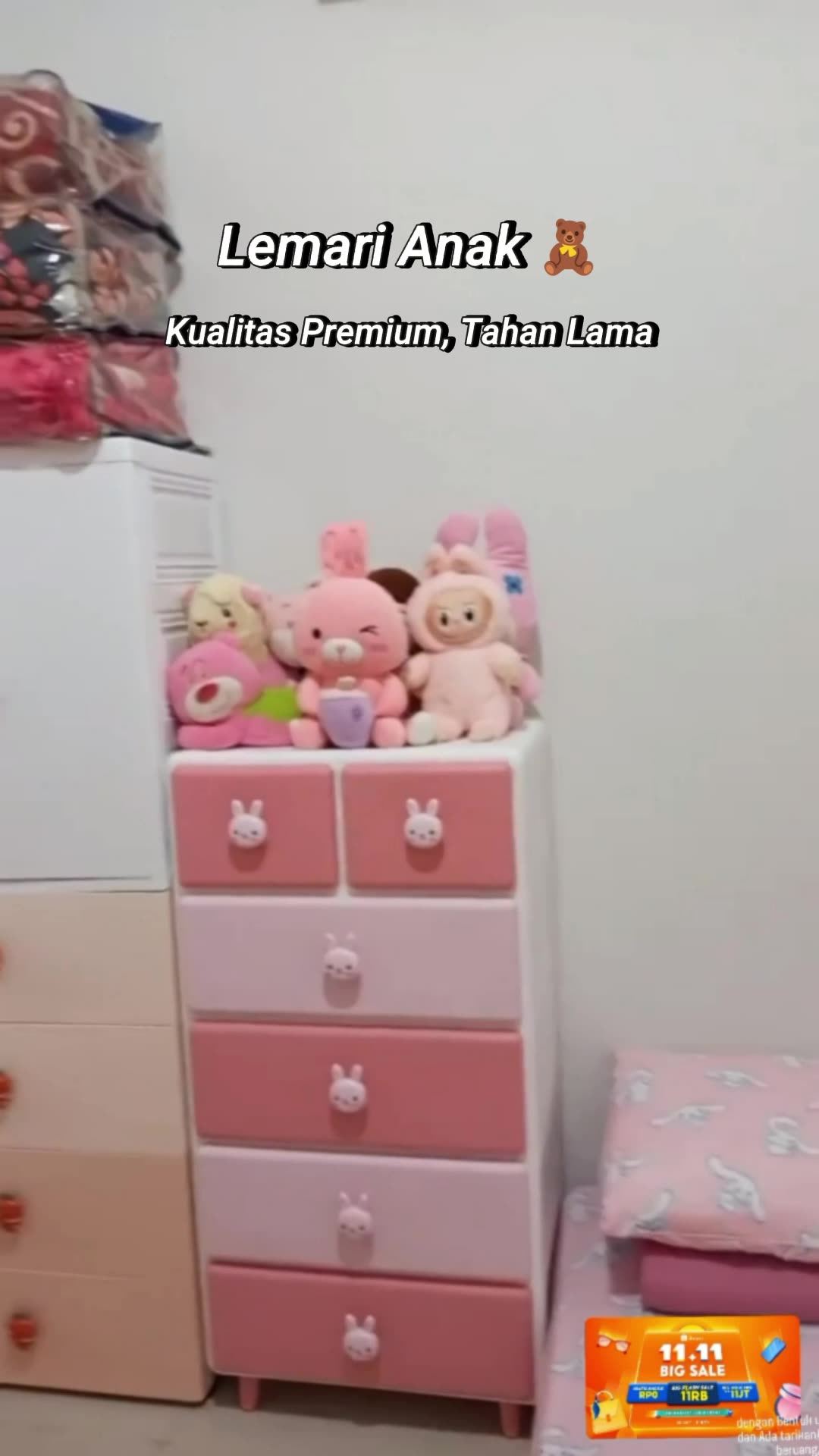 lemari plastik awet banyak pilihan warna #RacunShopee #SpillRacunShopee #shopeevideo #ShopeeLook #lemaripakaian #lemariplastik