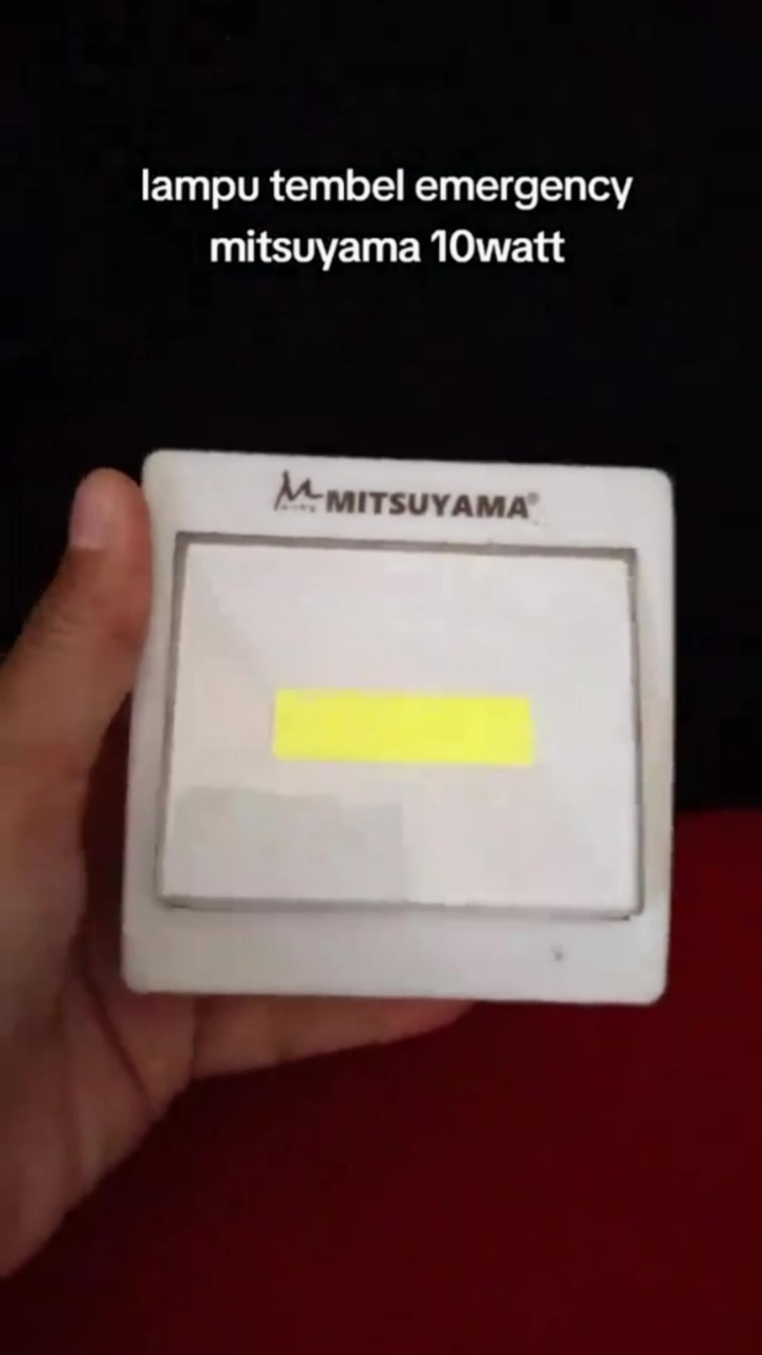 lampu tembel emergency mitsuyama 10watt #lampu #lampuemergency #lampuotomatis #mitsuyama