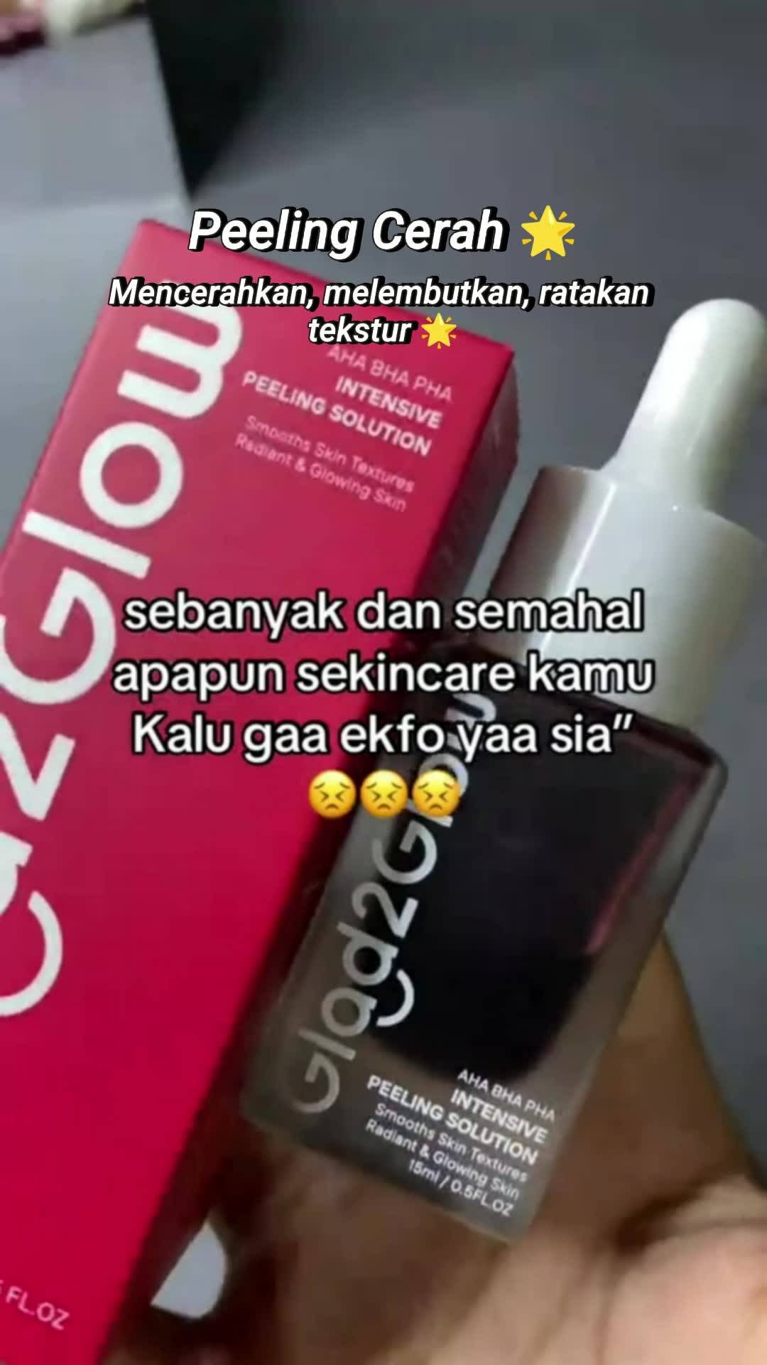 peeling serum mencerahkan #RacunShopee #SpillRacunShopee #DiskonRacunShopee #skincare #glad2glow #peelingserum