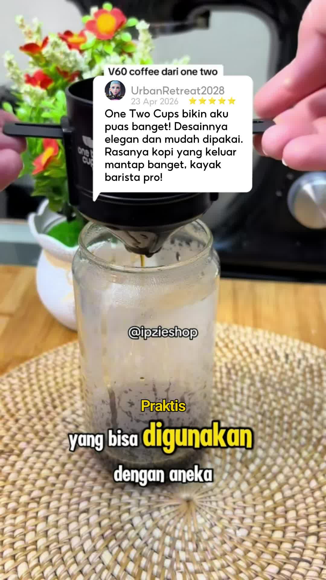 Saringan Kopi #saringankopi #saringankopiunik #onetwocups #onetwocupsfilterkopi #RacunShopee #SpillRacunShopee #DiskonRacunShopee #shopeevideo