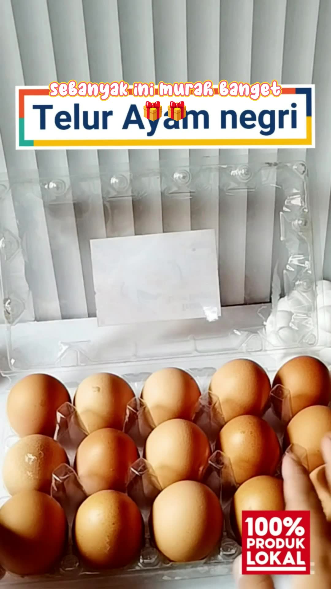Telur ayam segar untuk masakan harian #telurayambiasa #produklokal #masaksehat #juwitafresh #bahanmasak