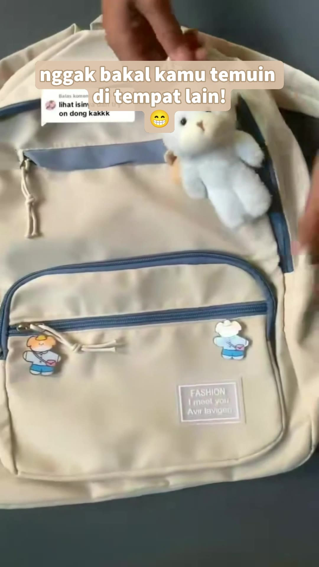 Tas Ransel Sekolah Korea Style #RacunShopee #SpillRacunShopee #ViralDiShopeeVideo #DiskonRacunShopee #tasranselsekolah