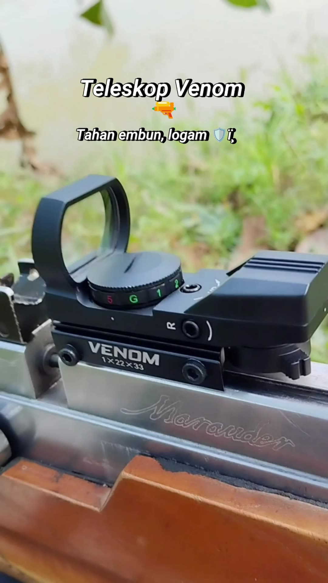 teleskop laser RED DOT VENOM COCOK BUAT HUNTING DAN PASER IKAN