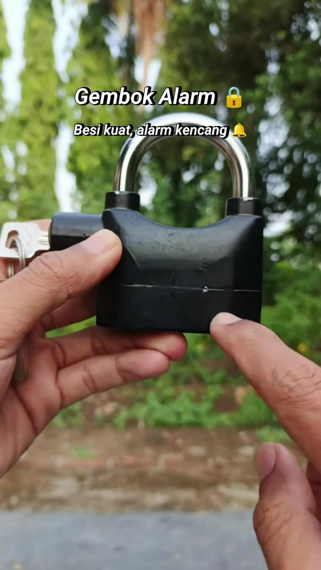 Gembok Alarm Anti Maling #RacunShopee #DiskonRacunShopee #ViralDiShopeeVideo #GratisOngkirRP0 #gembokalarmantimaling