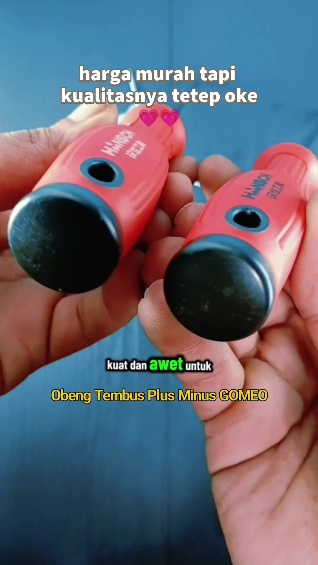 Obeng Tembus Plus Minus GOMEO #obeng #obengplusminus #obengtembus #obengtembusplusminus #goméo #perkakas #perkakasteknik #RacunShopee #fyp