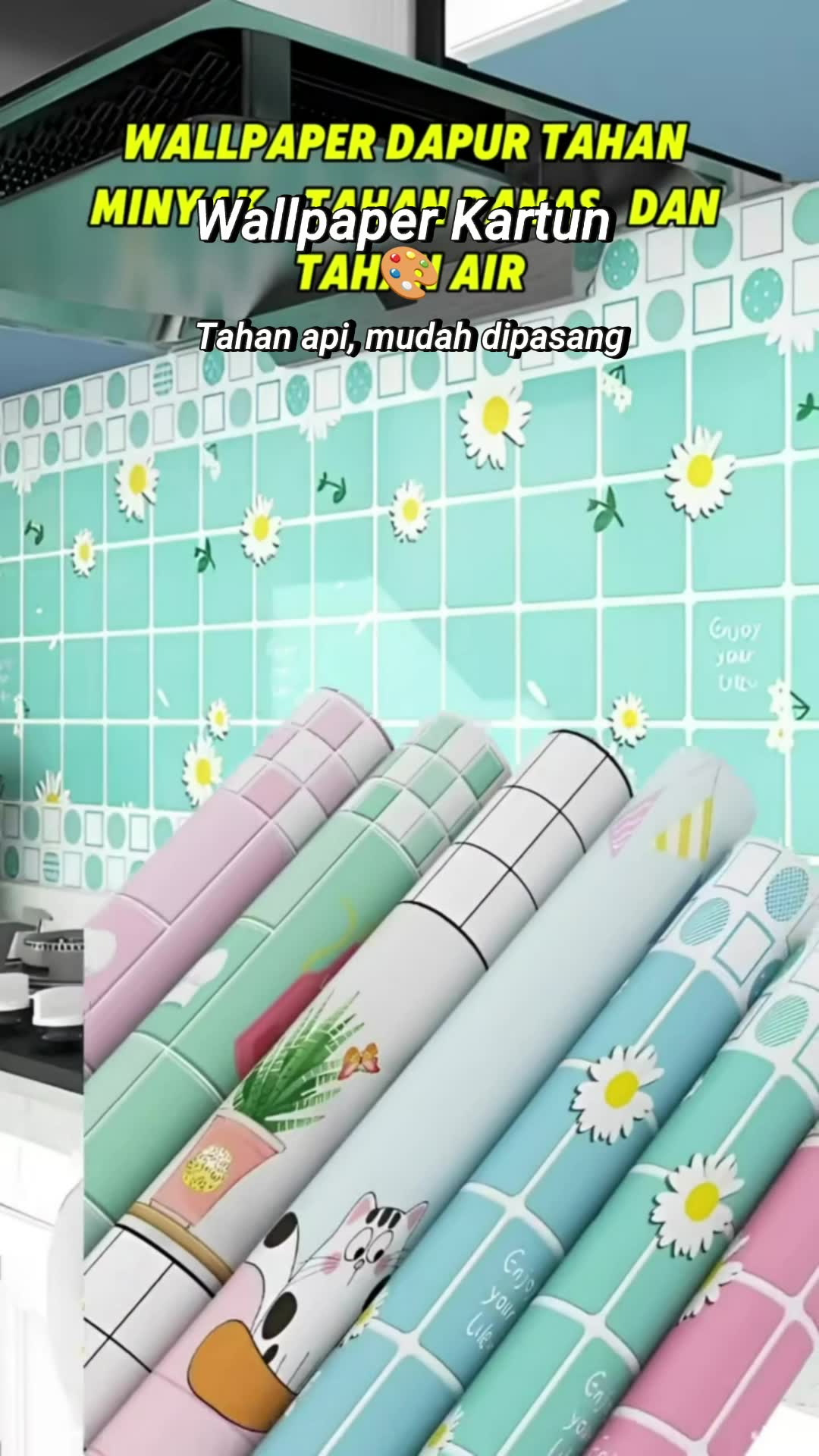 wallpaper dinding dapur #RacunShopeeCheck #SpillBawaBerkah #GratisOngkirRP0