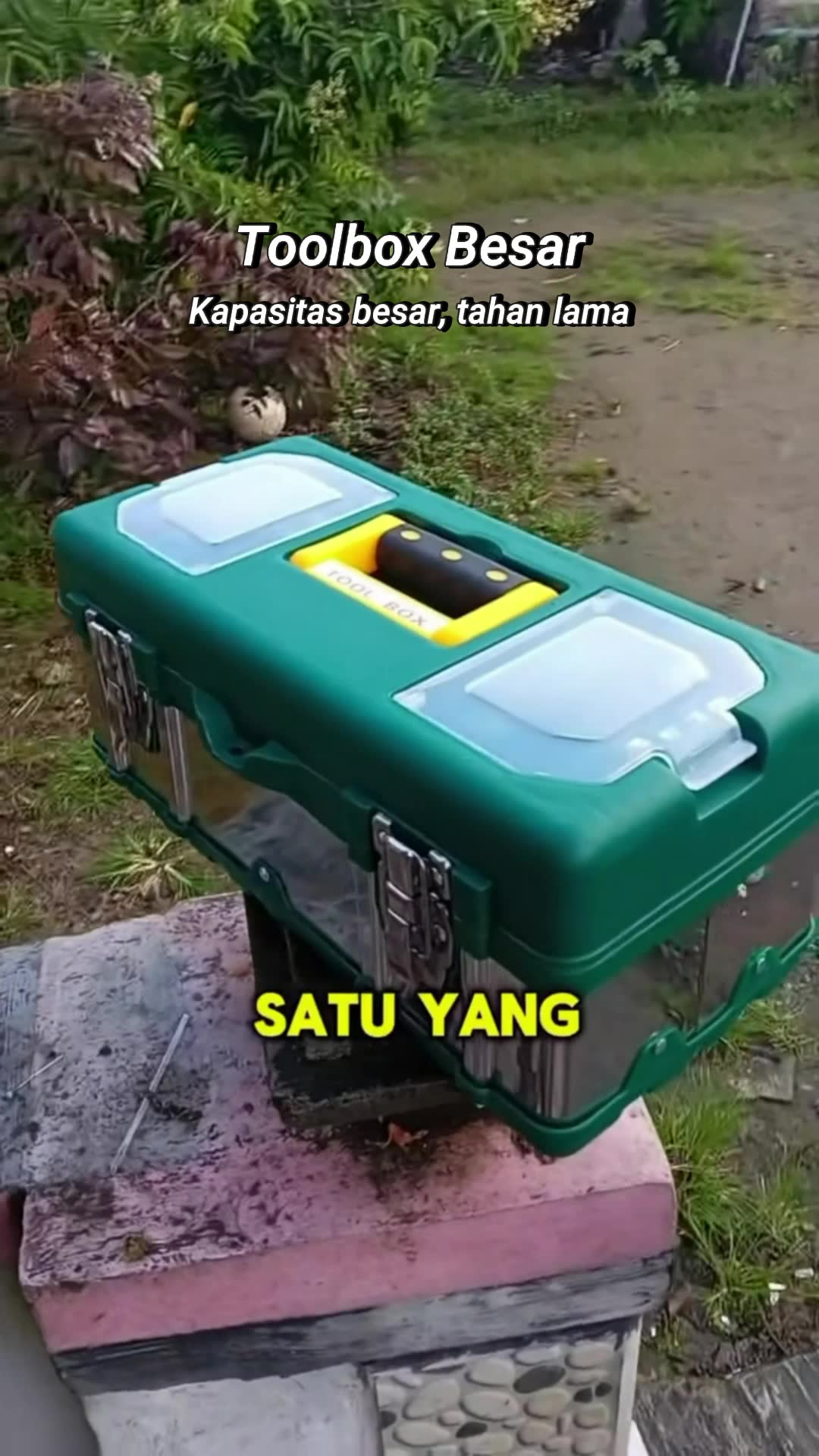 Toolbox Stainless steel #iskutoolbox #toolboxmurah #toolboxstainless #RacunShopee #shopeevideo #ShopeeLook #DiskonRacunShopee #perkakas #alatkerja
