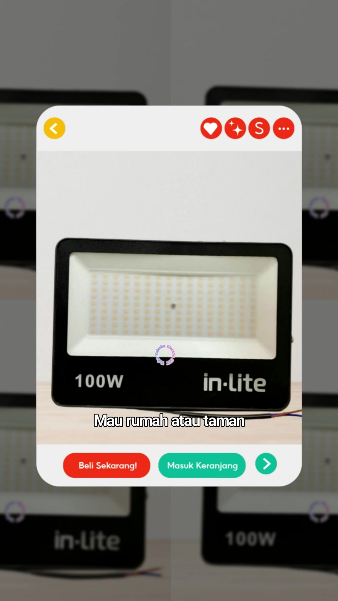 Inlite INF060 Flood Light Lampu Sorot #inlite #inlitesolusi #inlitedaylight #inlitefloodlight #lampusorot #lampuaesthetic #shopeevideo #RacunShopee