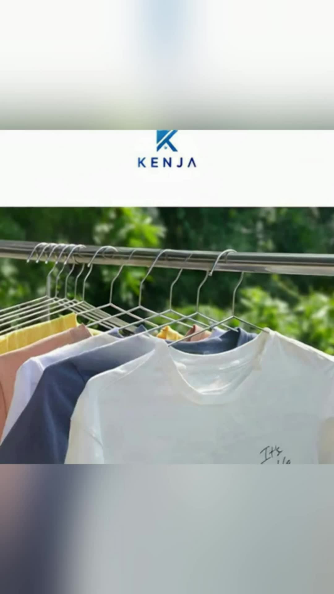 Gantungan baju KENJA membuat lemari lebih rapi #gantunganbaju #stainlesssteel #rumahmodern #praktiskanrumah #kenja