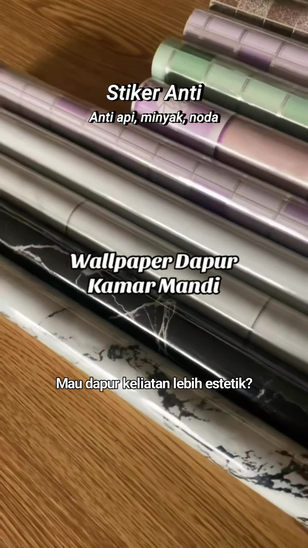 Wallpaper dapur anti minyak anti muerdii #wallpaperdapur #wallpaper #wallpaperdapurantiminyak #wallpaperdapurantimundur