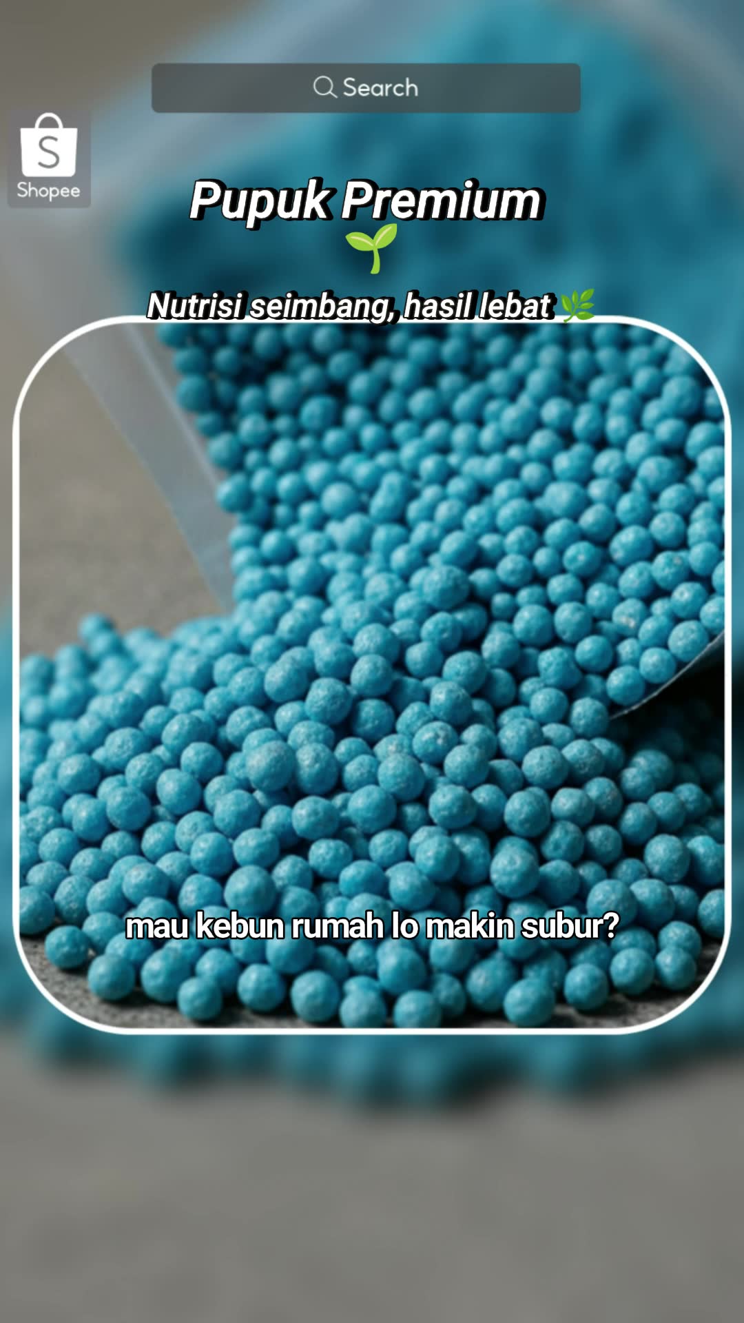 Pupuk NPK 16-16-16 Premium Kemasan Repack Nutrisi Tanaman Sayur Buah Rambut #pupuknpk #pupuktanaman #RacunShopee #SpillRacunShopee