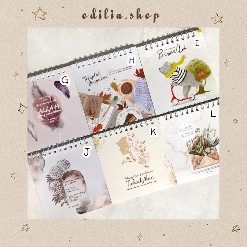 Notebook Mini Spiral Motivasi Islam Quotes Life Aesthetic Buku Kecil Catatan Memo Alat Tulis Sekolah Kantor Bujo Planner Book Muslim Stationery Korea Atk Bjb Banjar Banjarbaru Odilia.Shop
