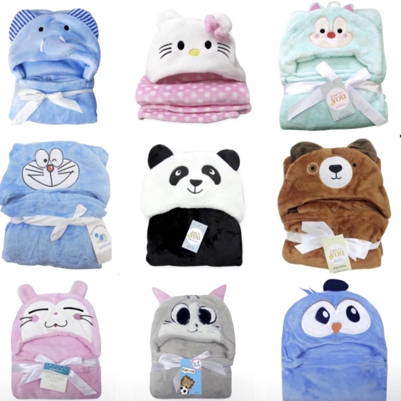 SELIMUT BAYI DENGAN TUDUNG TOPI BAHAN LEMBUT DAN NYAMAN UNTUK KULIT BAYI BANJARMASIN KALIMANTAN | RUMIFY